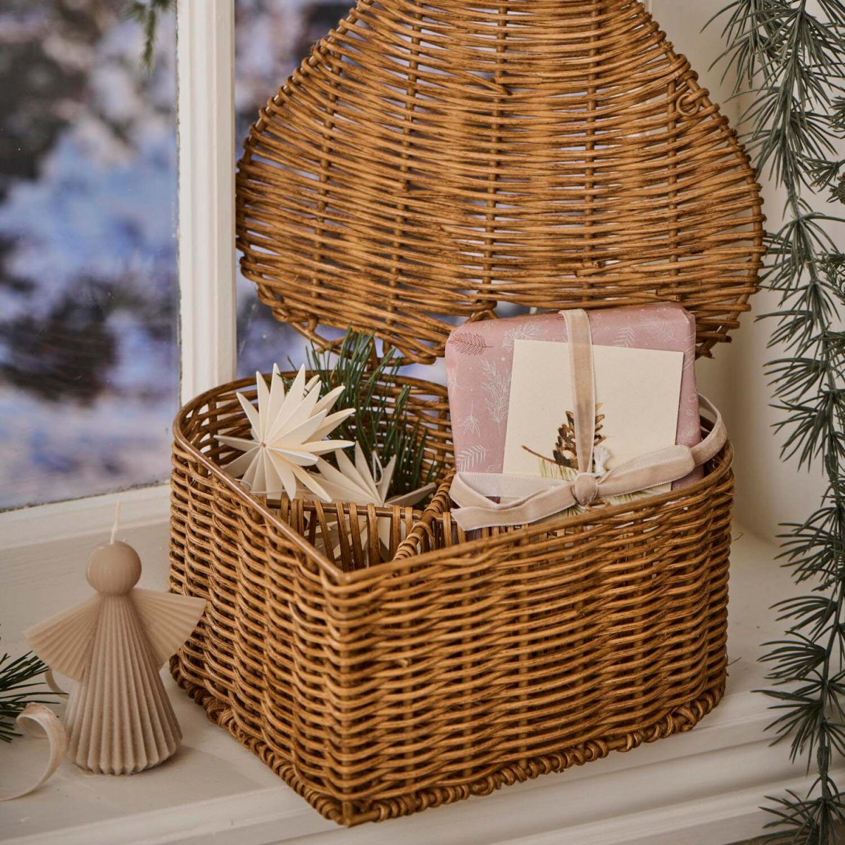 Adventschachtel "Herz" (Braun) – Bild 5